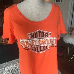 Harley Davidson size large women’s cotton tee